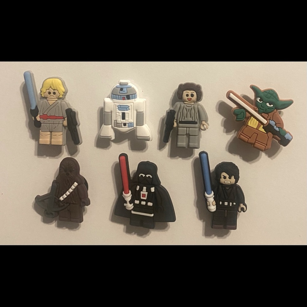 Crocs Jibbetz accessories Star Wars Lego theme